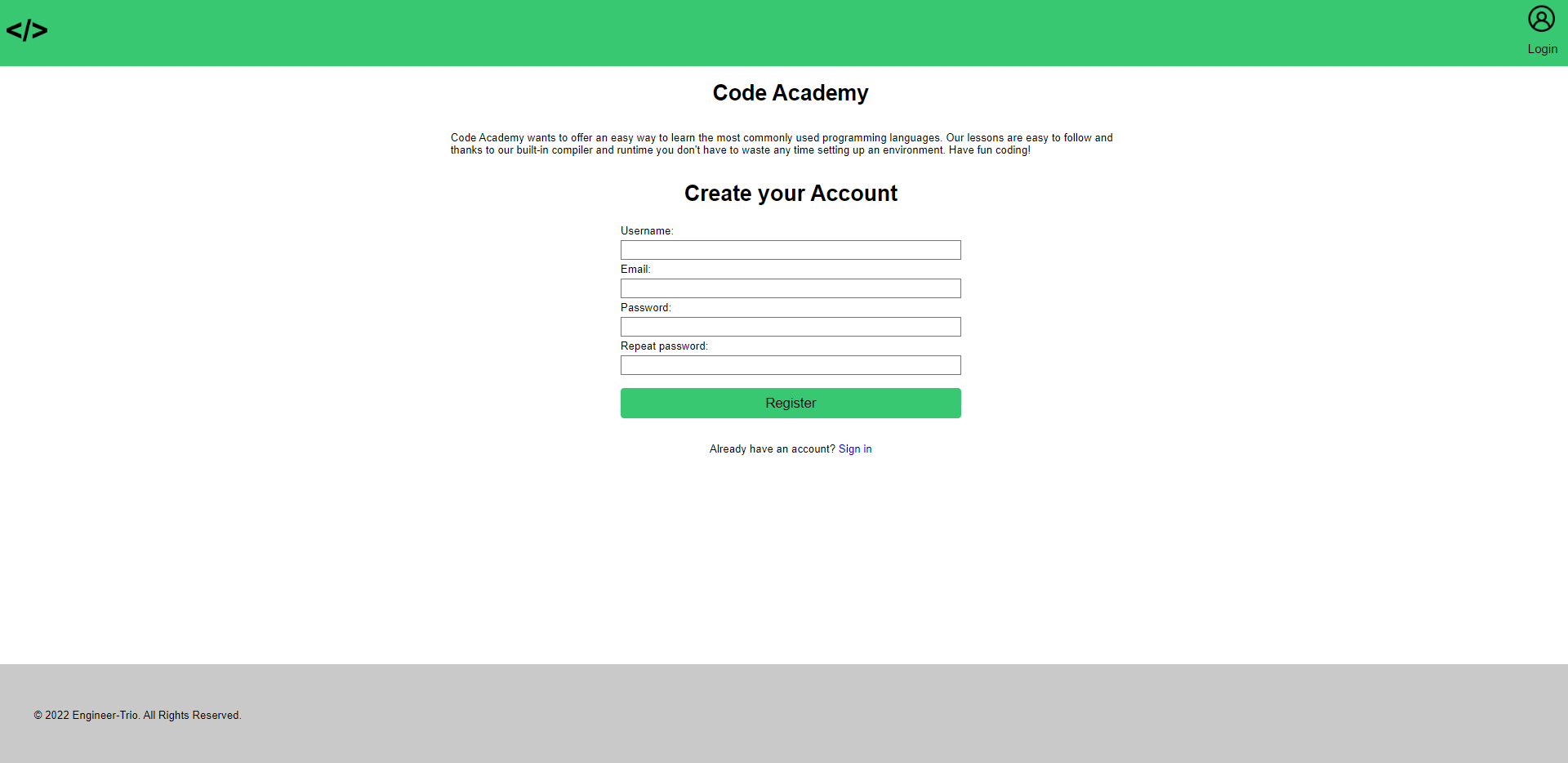 CodeAcademy - Interactive Learning Platform