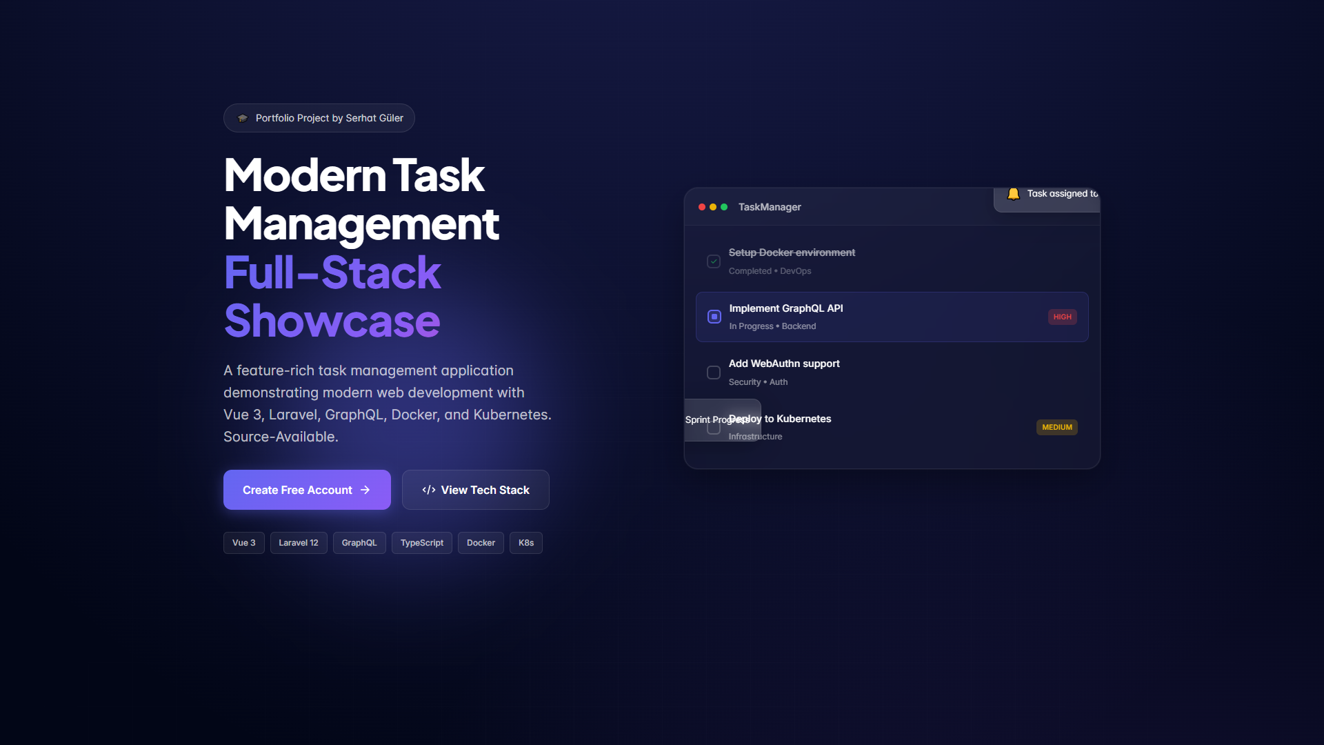TaskManager - Enterprise Task Management Platform